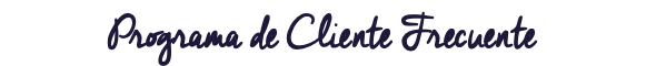 Programa de Cliente Frecuente